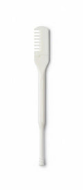 White comb on a white background