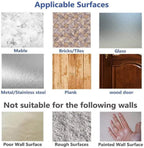 type of surfaces for wall hooks
