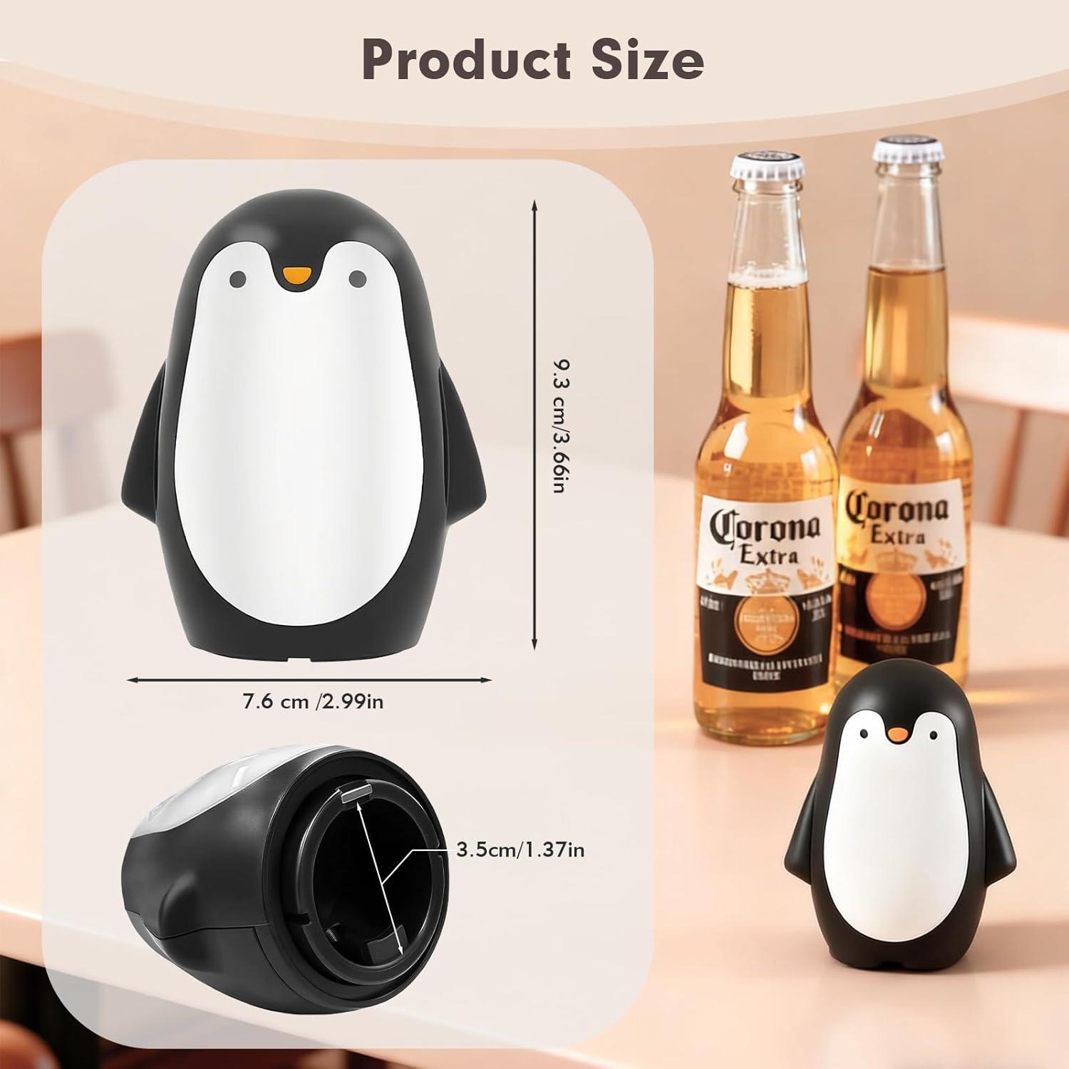 penguin shape cute bottle opener