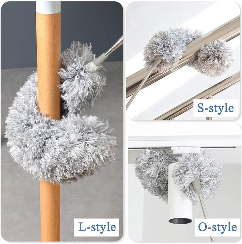Three different styles of cleaning brushes with labeled 'L-style', 'S-style', and 'O-style'.