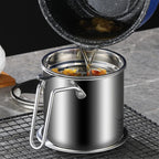how to use steel oil strainer