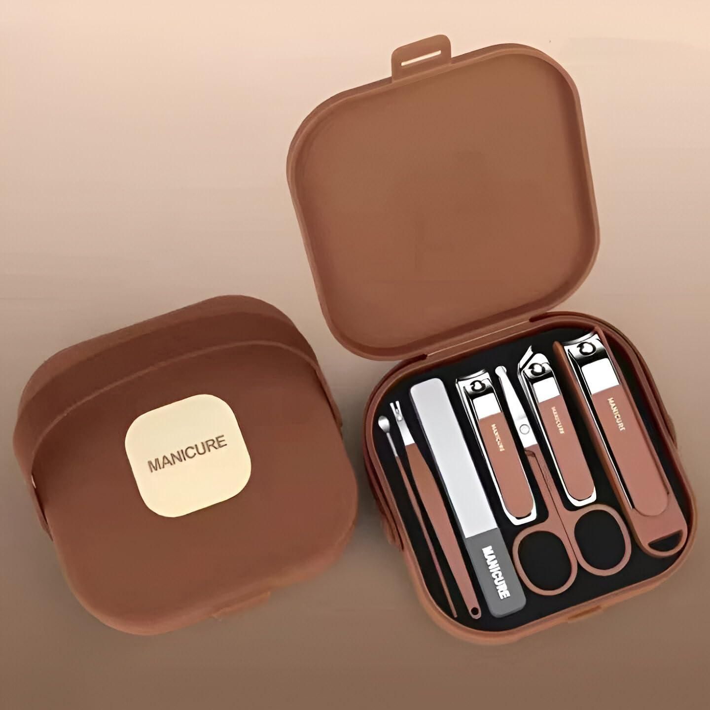 Portable 7 in 1 Nail Clipper Set for Men & Women (Assorted Color)